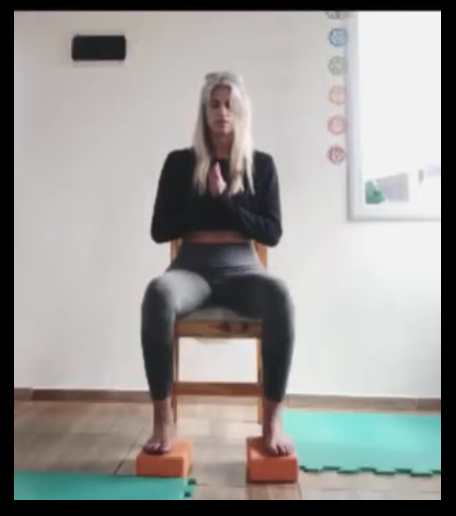 Yoga terapia en silla 
